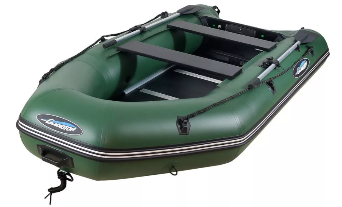 МОТОРНО-ГРЕБНАЯ ЛОДКА ПВХ GLADIATOR А 340 ТК С ФАНЕРНЫМ ПОЛОМ в Смоленске