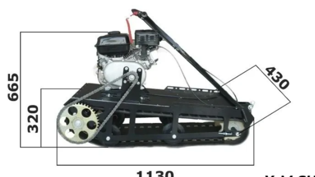 Мотобуксировщик XTREME-MOTORS "Конек-Горбунок" 6.5 л.с. в Смоленске
