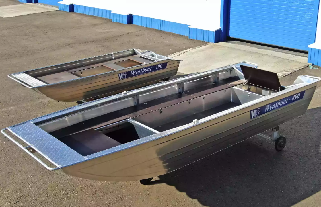 Алюминиевая лодка Wyatboat-490 Jonboat в Смоленске