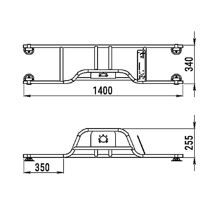 Стойка рулевая с бортовым креплением малая в Смоленске