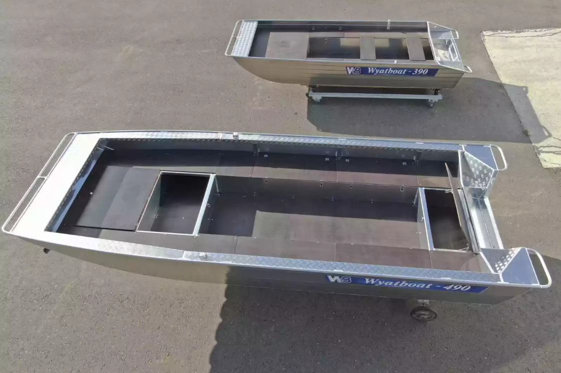 Алюминиевая лодка Wyatboat-490 Jonboat в Смоленске