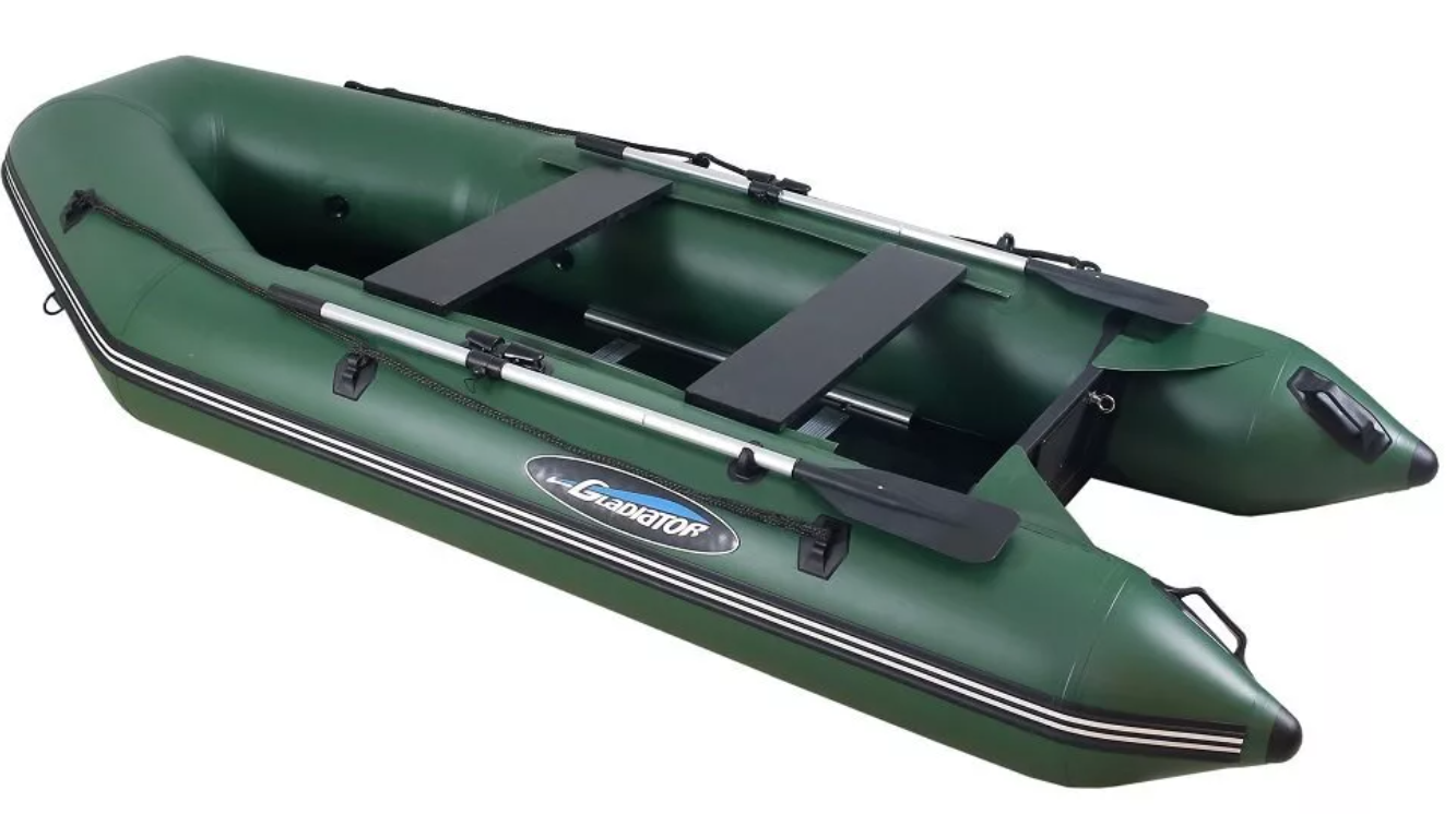 МОТОРНО-ГРЕБНАЯ ЛОДКА ПВХ GLADIATOR A 320 ТК С ФАНЕРНЫМ ПОЛОМ в Смоленске