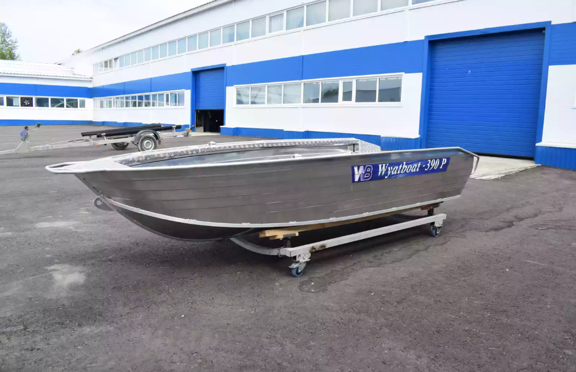 Алюминиевая лодка Wyatboat-390Р Увеличенный борт в Смоленске