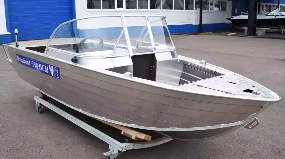 Алюминиевая лодка Wyatboat-390 DCM Увеличенный борт в Смоленске