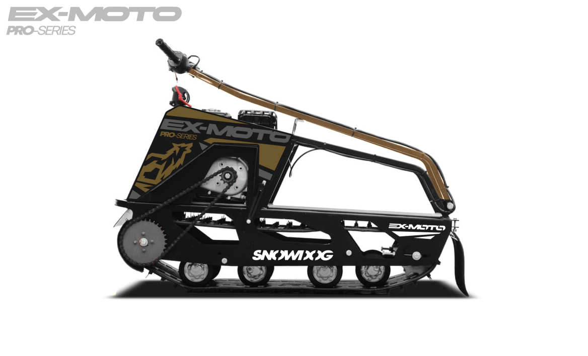 Мотобуксировщик EX-MOTO SNOWDOG S380 8л.с. в Смоленске