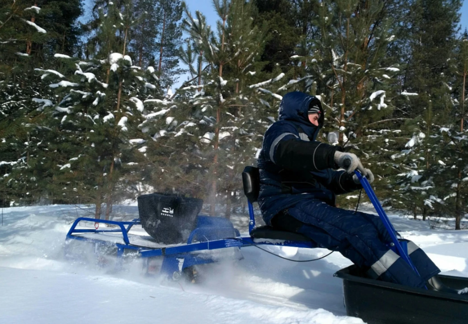 Мотобуксировщик толкач Альбатрос-XL8 с модулем. Без фары, тележки в Смоленске