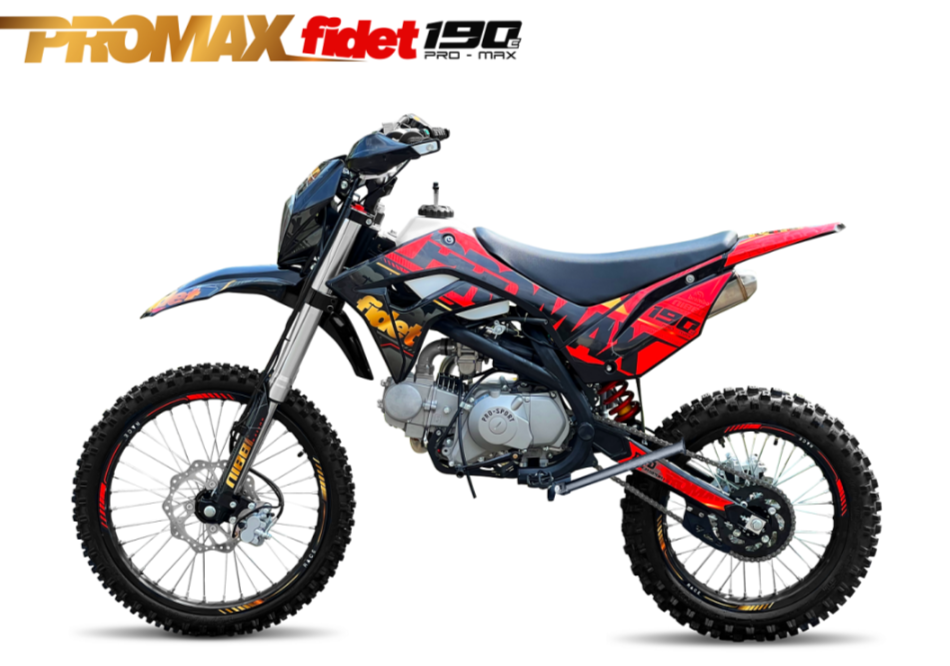 Мотоцикл (питбайк) PROMAX FIDET (ФАЙДЕТ) 190E MAX PRO LUX 19/16 в Смоленске