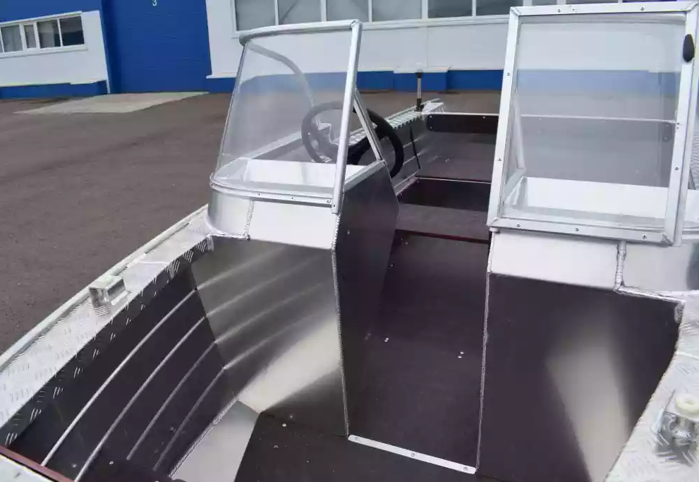 Алюминиевая лодка Wyatboat-390 DCM Увеличенный борт в Смоленске