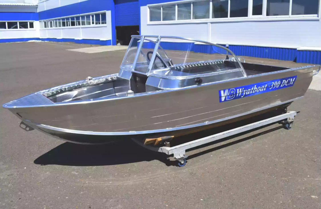 Алюминиевая лодка Wyatboat-390 DCM в Смоленске