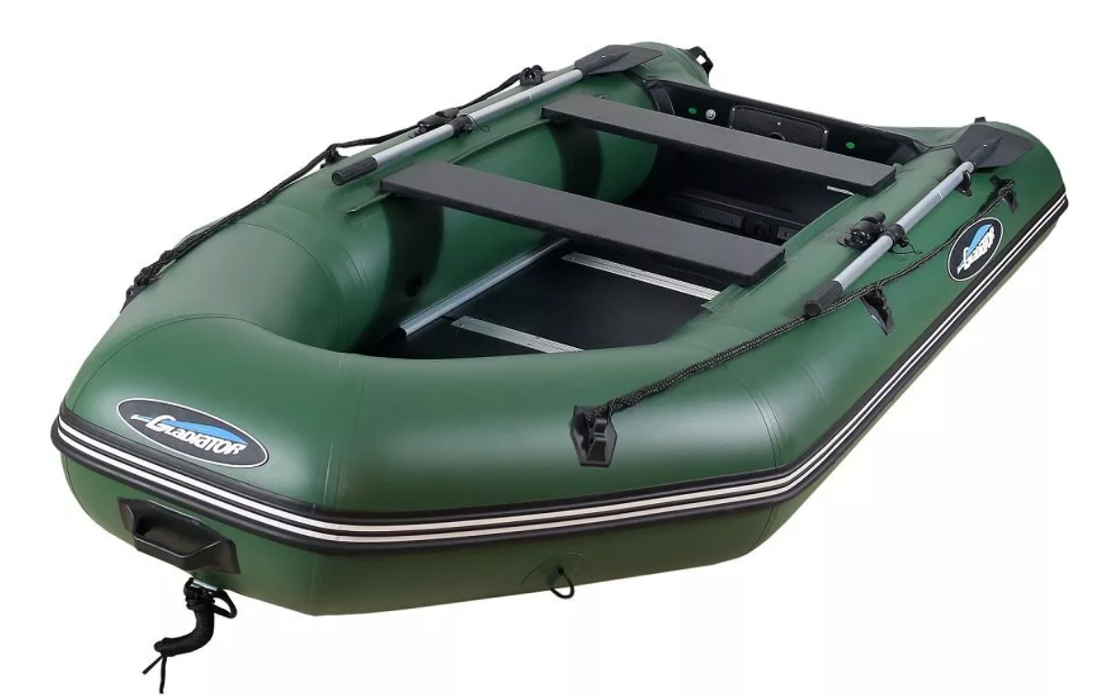 МОТОРНО-ГРЕБНАЯ ЛОДКА ПВХ GLADIATOR A 320 ТК С ФАНЕРНЫМ ПОЛОМ в Смоленске
