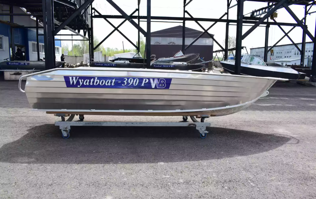 Алюминиевая лодка Wyatboat-390Р Увеличенный борт в Смоленске