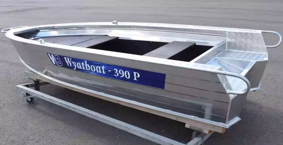 Алюминиевая лодка Wyatboat-390Р Fish в Смоленске