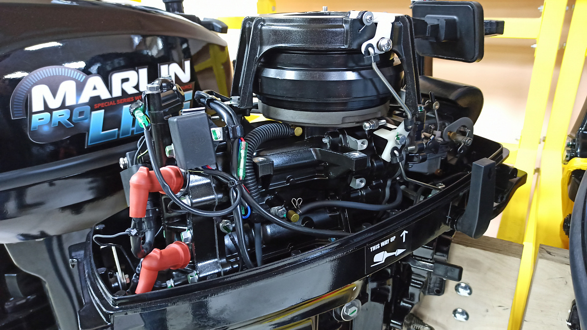 КОМПЛЕКТ Лодка MISHIMO PRO 350 + ЛОДОЧНЫЙ МОТОР MARLIN MP 9.9 (20) AMHS PRO в Смоленске