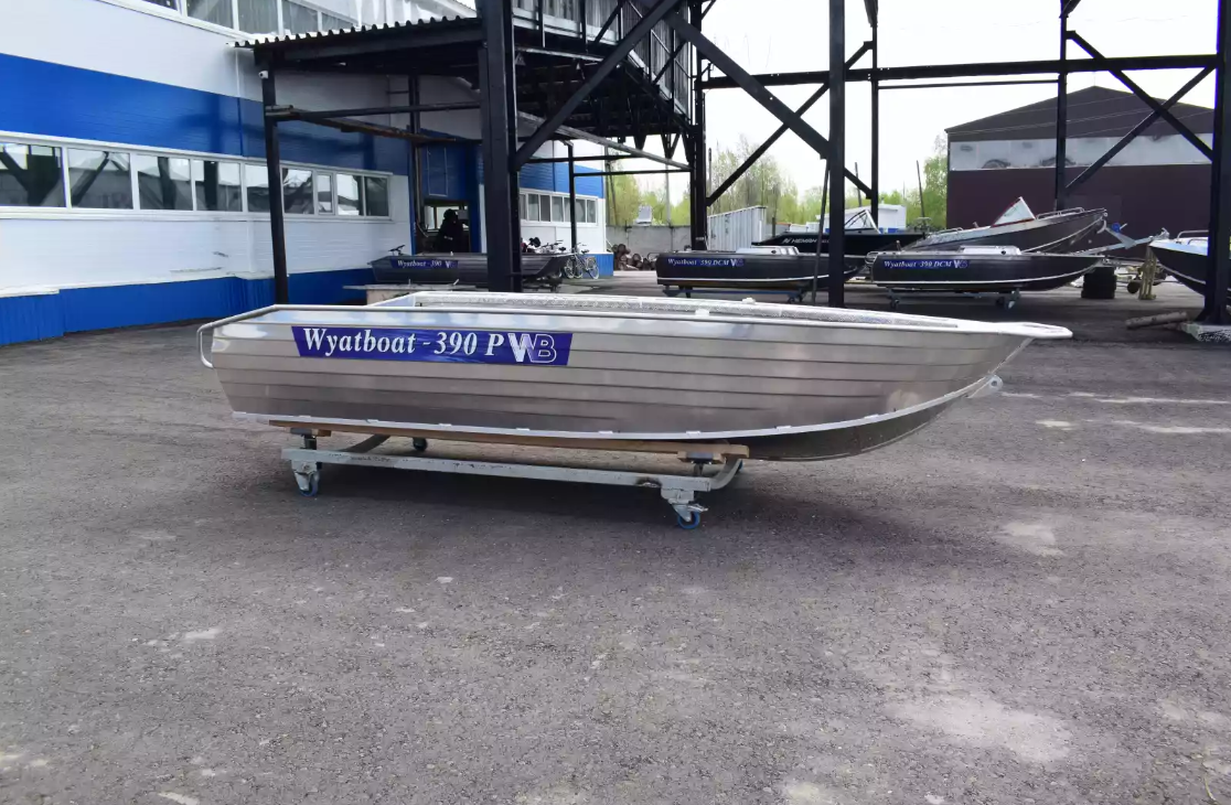 Алюминиевая лодка Wyatboat-390Р Увеличенный борт в Смоленске