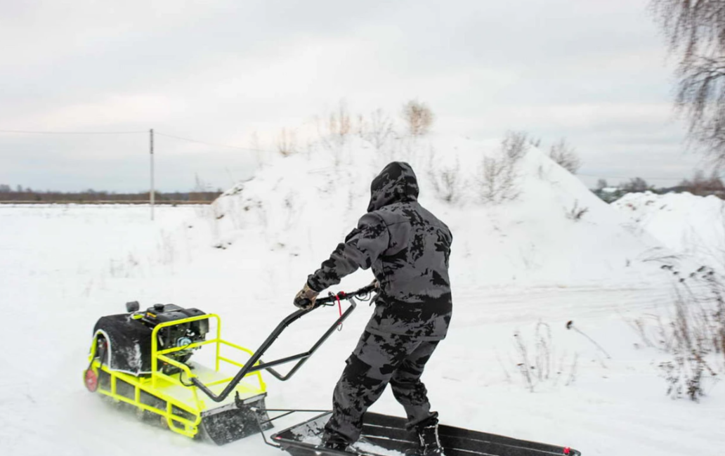 Мотобуксировщик Бурлак ХОЗЯИН-1 (капот ткань) в Смоленске