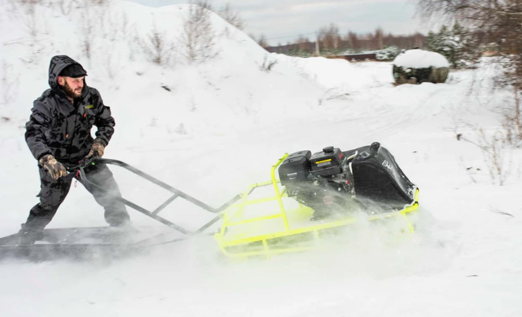 Мотобуксировщик Бурлак ХОЗЯИН-1 (капот ткань) в Смоленске