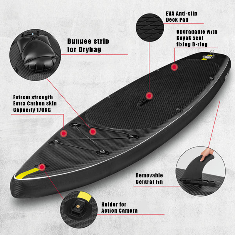 SUP (САП) ДОСКА MISHIMO CARBON DARKSIDE 10.6’ (325СМ) в Смоленске