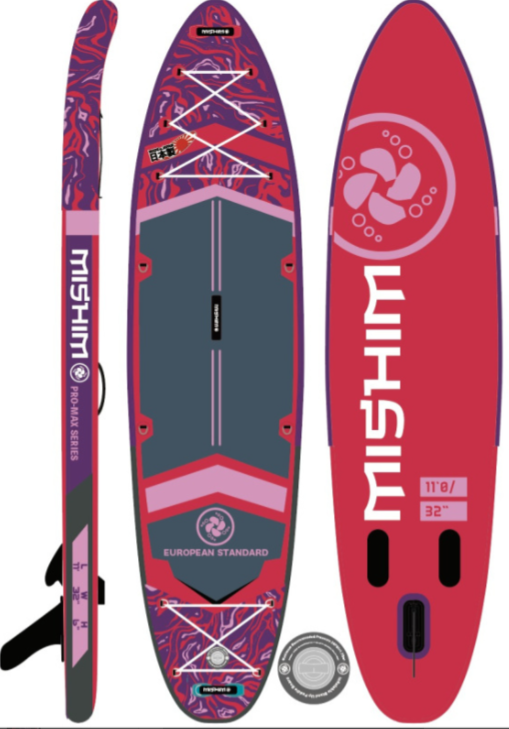 SUP (САП) Доска MISHIMO PRO-MAX Viva Magenta 10.8’ (330см) в Смоленске