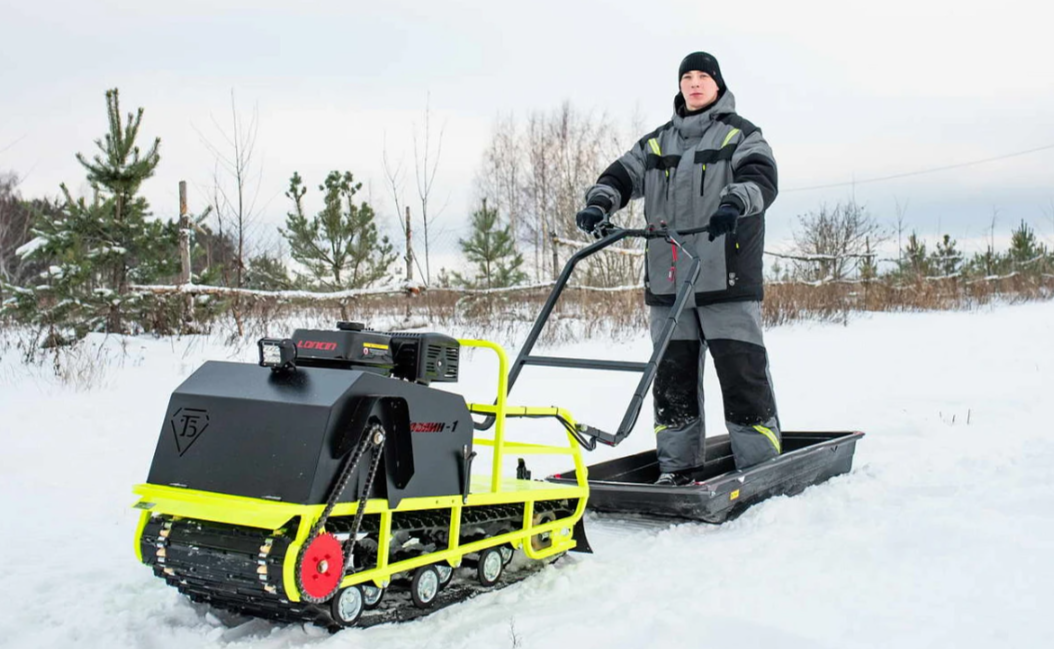 Мотобуксировщик Бурлак ХОЗЯИН-1 (капот ткань) в Смоленске