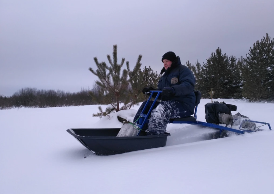 Мотобуксировщик толкач Альбатрос-XL8 с модулем. Без фары, тележки в Смоленске