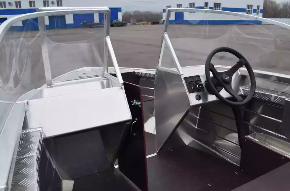 Алюминиевая лодка Wyatboat-390 DCM Увеличенный борт в Смоленске