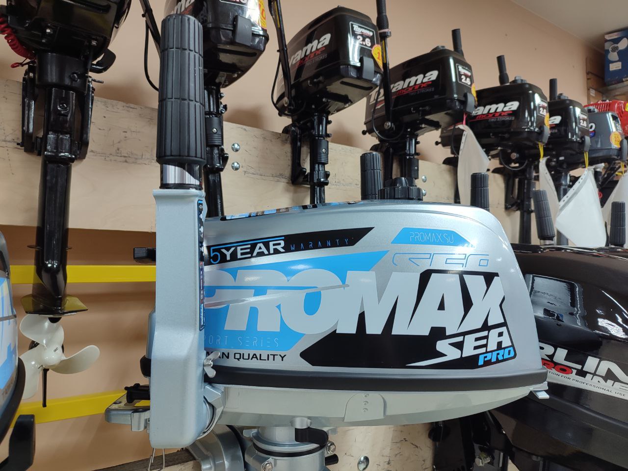 Лодочный мотор PROMAX SP5FHS (внешний бак 12 л) в Смоленске