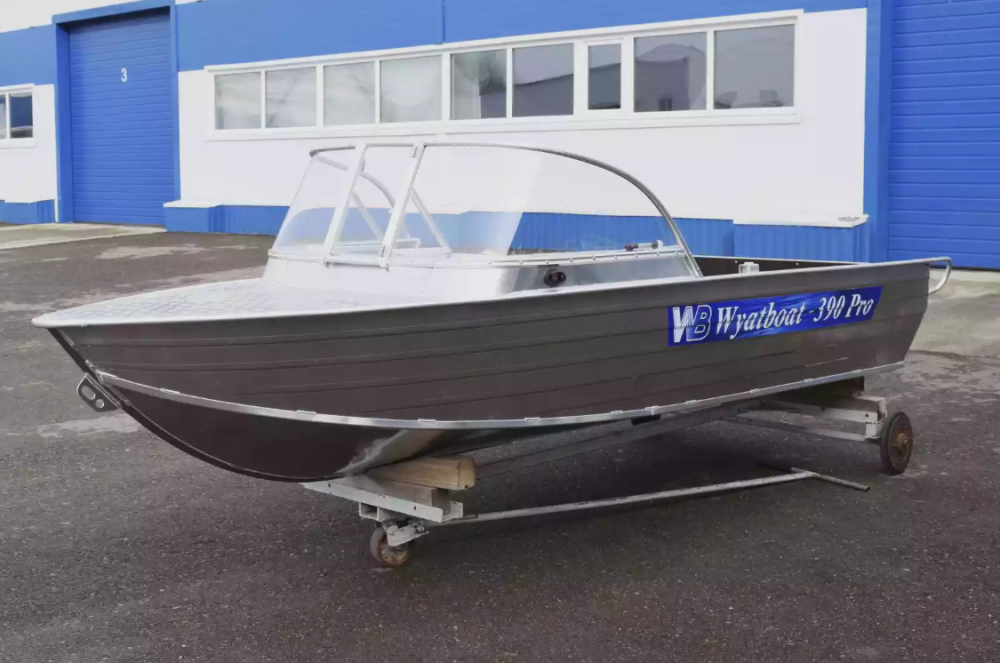 Алюминиевая лодка Wyatboat-390 Pro в Смоленске