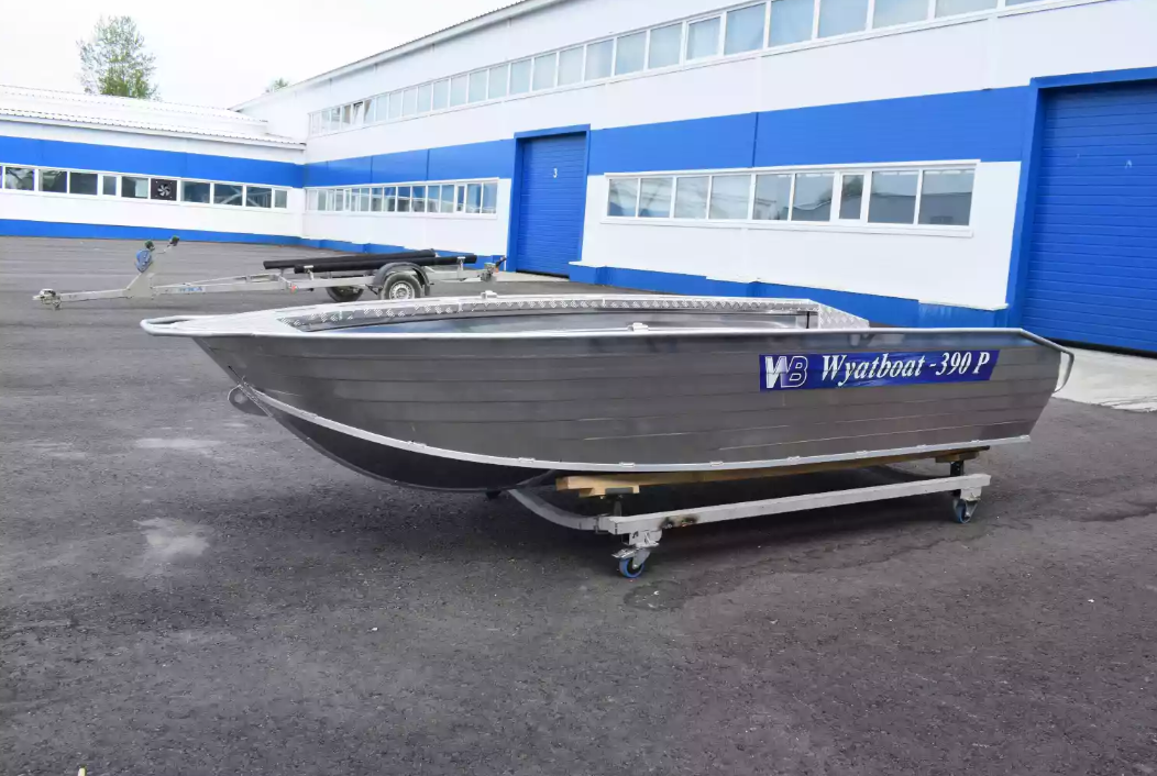 Алюминиевая лодка Wyatboat-390Р Увеличенный борт в Смоленске