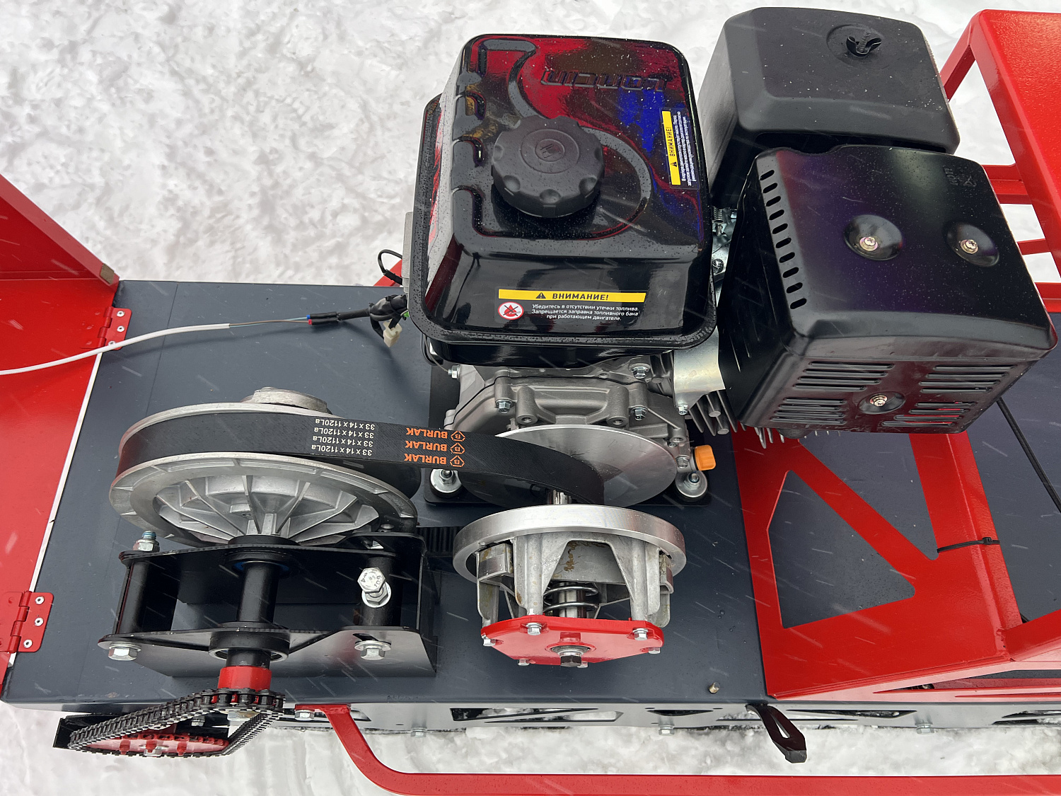 Мотобуксировщик EX-MOTO SNOWDOG S500 15л.с в Смоленске