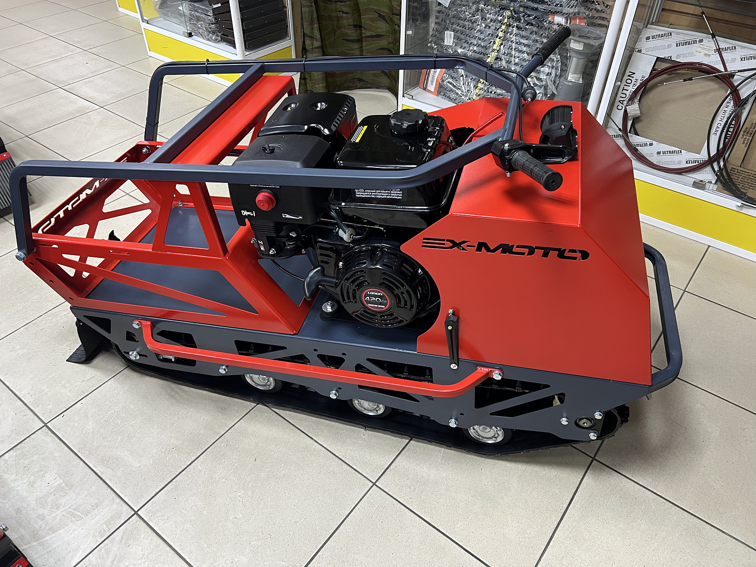 Мотобуксировщик EX-MOTO SNOWDOG S500 15л.с в Смоленске