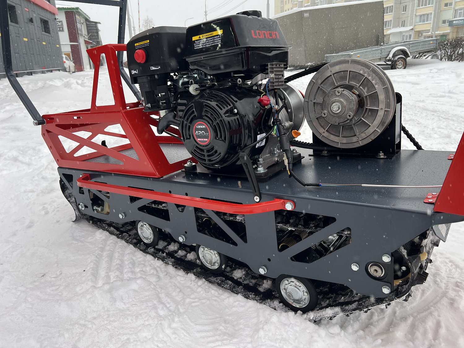 Мотобуксировщик EX-MOTO SNOWDOG S500 15л.с в Смоленске