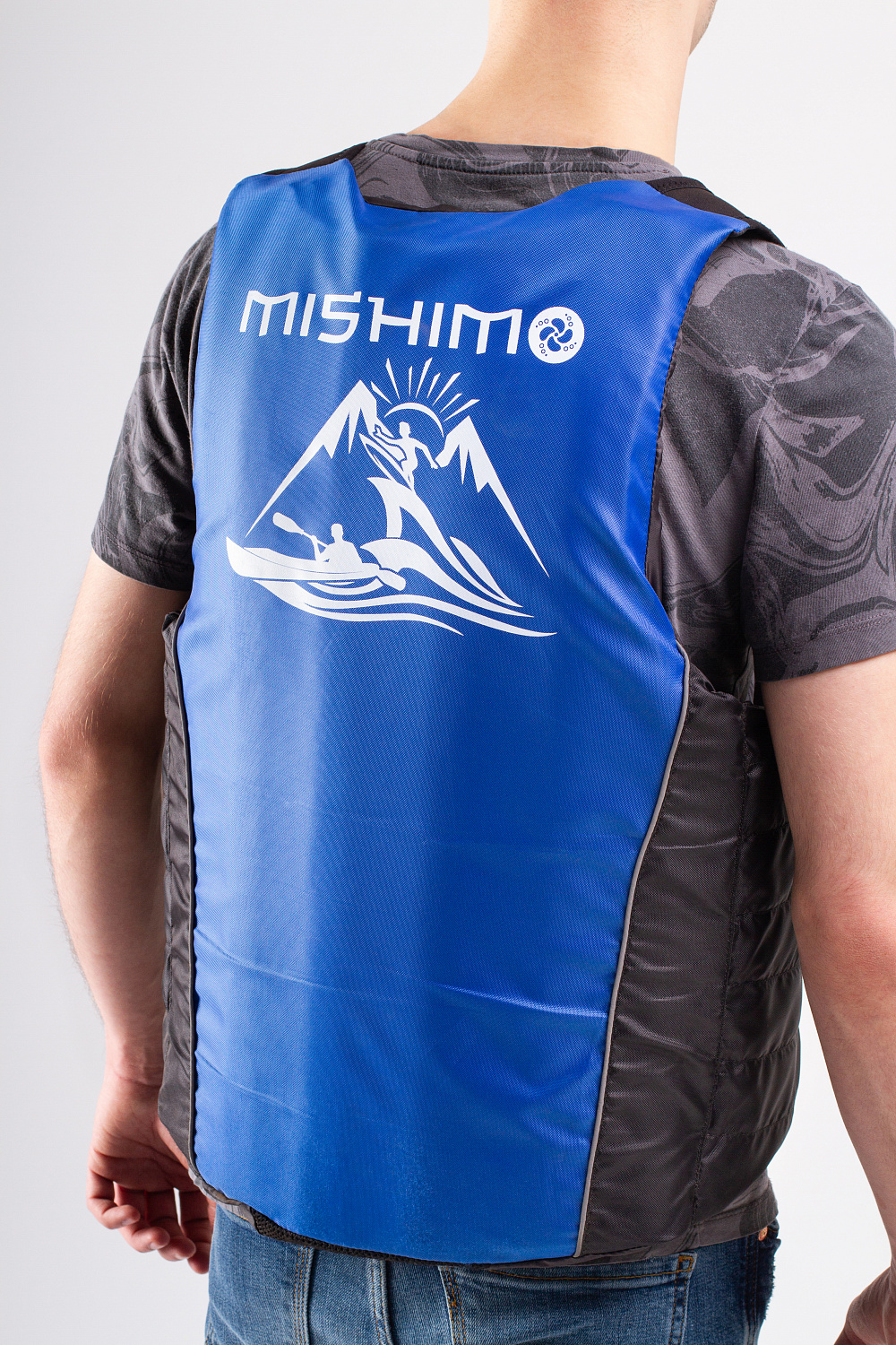 Жилет спасательный MISHIMO PRO Премиум качества Черно-синий в Смоленске