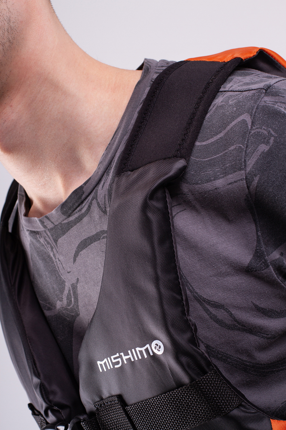 Жилет спасательный MISHIMO PRO Премиум качества Черно-оранжевый в Смоленске