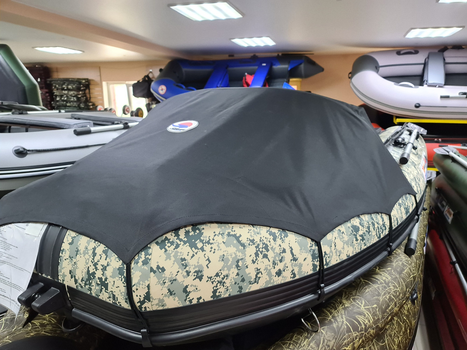 КОМПЛЕКТ НОСОВОГО ТЕНТА К ЛОДКЕ SMARINE AIR MAX 360 ЧЕРНЫЙ в Смоленске